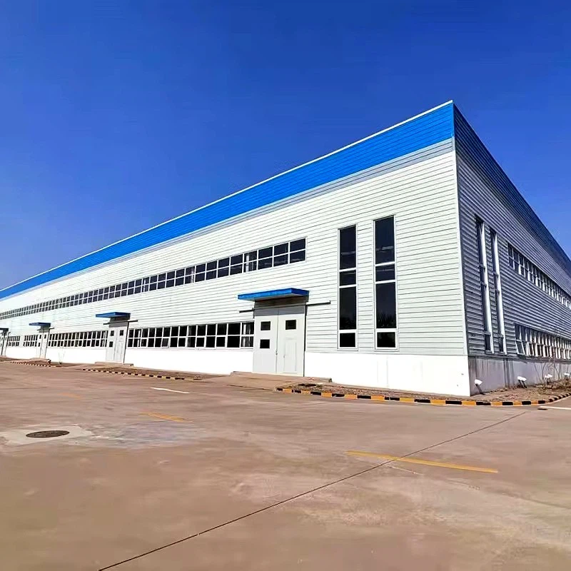 Cheap Windproof Long Span Prefab Space Steel Structure Factory Building Design Supplier factory
