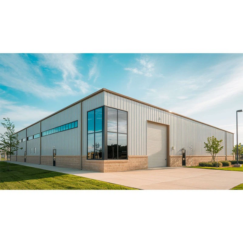 Custom Light Steel Structure Factory Building For Steel Workshop high quality