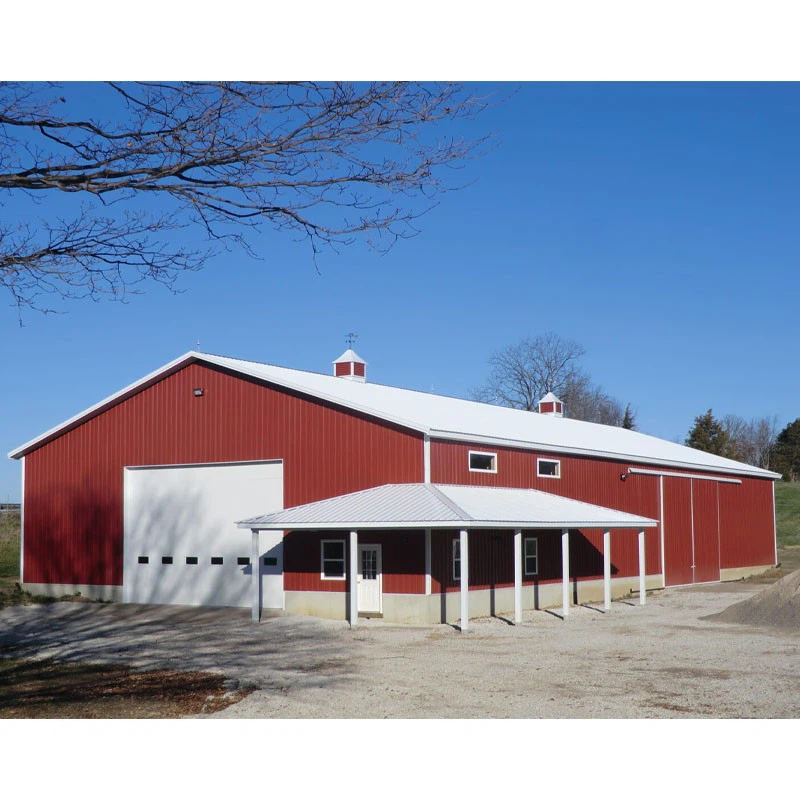 China Low Cost Steel Structure Dairy Cow Farm Shed factory