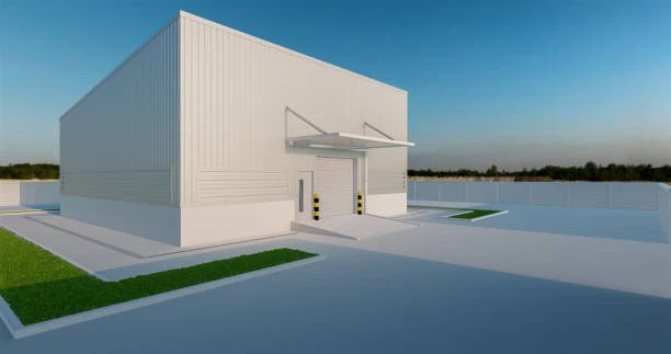 Lightweight Prefabricated Steel Structure Warehouse Hangar For Steel Workshop Custom Cutting Bending Welding Processing Services