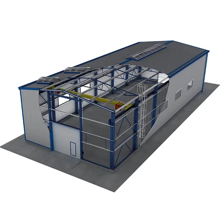 Prefabricated China Industrial Metal Steel Structure Warehouse