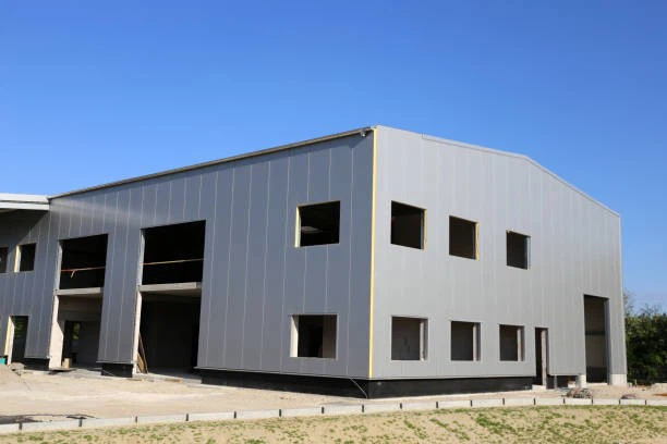 Prefab Shed Workshop House Steel Structure Frame Storage Steel Frame Golf Buildings Designed