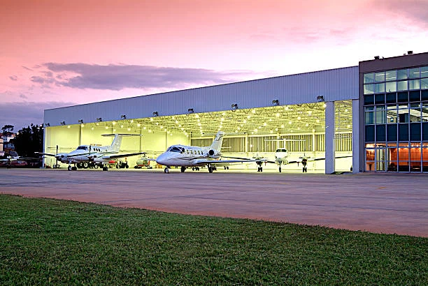 Prefabricated Steel Structure Aircraft Airplane Hangar