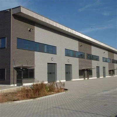Modern Prefab Prefabricated Steel Structure Warehouse Building 1000 Square Meters , Light Metal Building Construction Warehouse