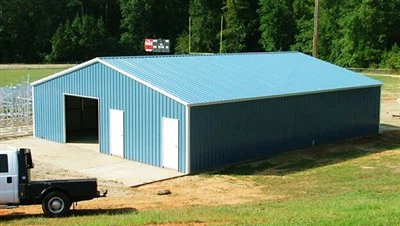 Prefab Engineering Galvanized Steel Warehouse Buildings Design Structure Truss Purlin Barn Shed Horse Arena
