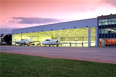 Prefabricated Steel Structure Aircraft Airplane Hangar