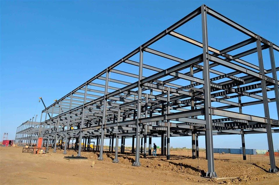 Steel Frame Prefabricated Steel Structure Multi Story Office Building With Design